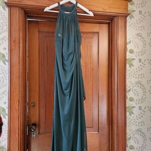 Elegant Teal Evening Gown